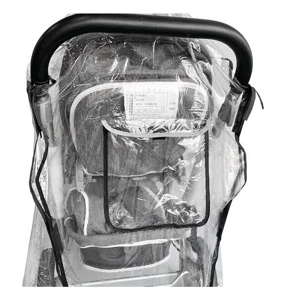 Ezkindheit Double Stroller Rain Cover Universal Tandem Twin Waterproof - Picture 3 of 9